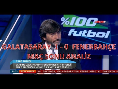 Galatasaray 1 - 0 Fenerbahçe - %100Futbol Rıdvan Dilmen Maç Sonu Analiz  06 Nisan 2014