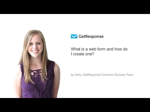 What is a web form and how do I create one?