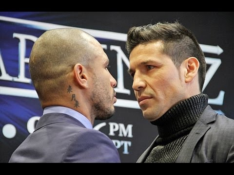 INTENSE FACE-OFF: MIGUEL COTTO VS. SERGIO MARTINEZ New York City Press Conference!