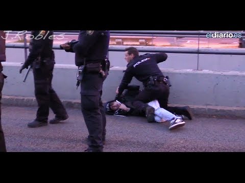 Huelga en la Universidad Complutense (más de 50 detenidos). 26marzo2014