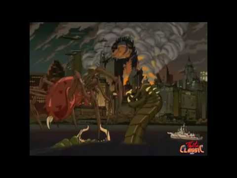 Godzilla Cartoon Intro 1998