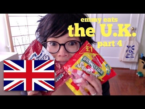 Emmy Eats the U.K. part 4 - more British snacks & sweets