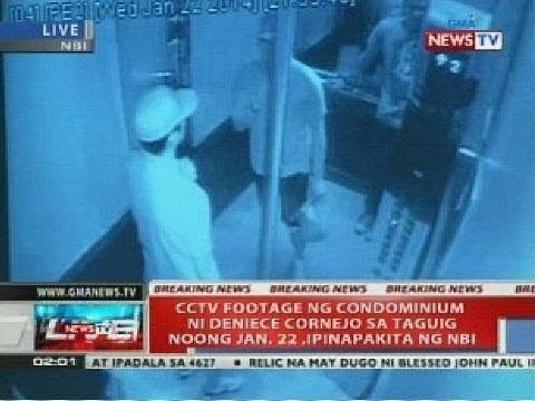 NTVL: CCTV footage ng condominium ni Deniece Cornejo sa Taguig noong Jan. 22, ipinakita ng NBI