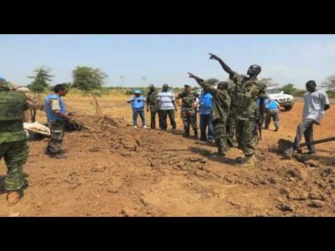 UNMISS - SRSG Hilde Johnson talks to the Press on the Bentiu Bombings.flv