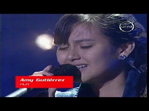 LA VOZ KIDS FINAL PERU (9) LUNES ( AMY GUTIERREZ CANTA HURT ) 