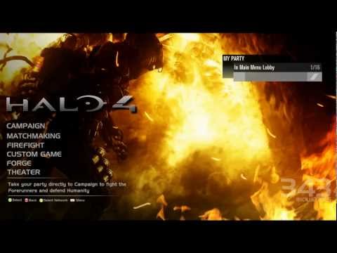 Halo 4: Main Menu - Up In Flames