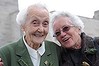 Visitors to the ceremony, 91 year old Nan Brooks of Flynn with her daughter, Anne Prins of Kambah.