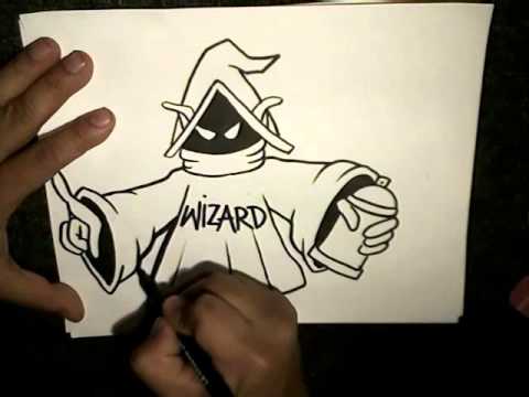 How To Draw A WIZARD  (Orco Character)