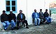 Secret men's business on Mykonos. They told me they were all ex-fishermen, saying, 'Now, the fish all go!' I hope they're wrong. I liked the symmetry and the colours against the whitewashed walls, although the photo cost me a glass of ouzo. I happily paid up.