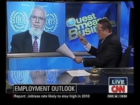 CNN Interviews Juan Somavia: Jobs Recovery May Be At Risk