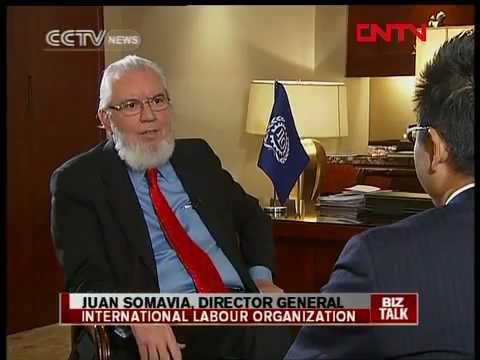 An in-depth interview with ILO Director-General Juan Somavia on China's CCTV