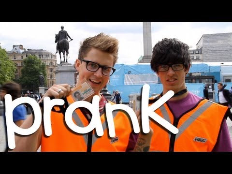 Fake Authority Prank | Sam Pepper + Marcus Butler