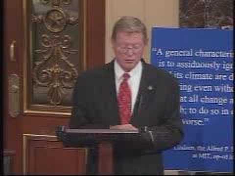 Sen Inhofe debunks the science in Al Gore's movie