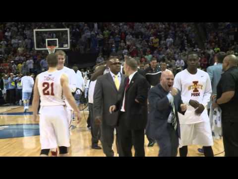 Iowa State Post-Game Locker Room Celebration vs. North Carolina (NCAA Third Round)