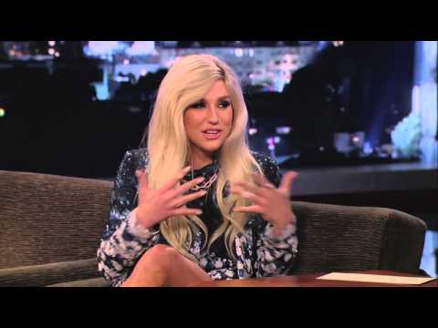 Ke$ha on Jimmy Kimmel Live PART 1