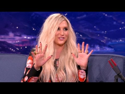 Ke$ha Writes Music With Her Boobs - CONAN on TBS