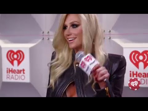 Ke$ha iHeartRadio Interview - Backstage With Ke$ha and Her Legs