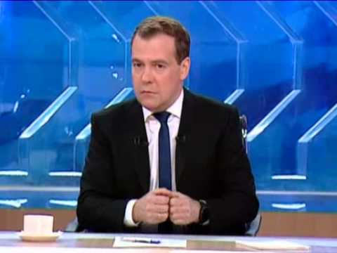 Dec 7, 2012 Russia_Medvedev gives interview to Russian TV channels