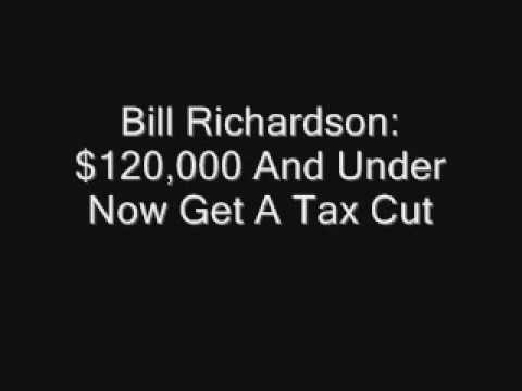 Richardson: Under Obama Those That Make 120K Get Tax Cut