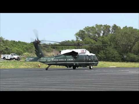 President Obama and Family Arrive at Kennedy Space Center