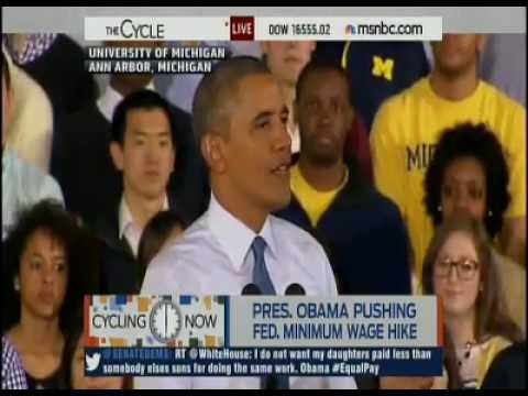 WATCH: President Obama Attacks GOP's Budget, Pushes Minimum Wage in Michigan