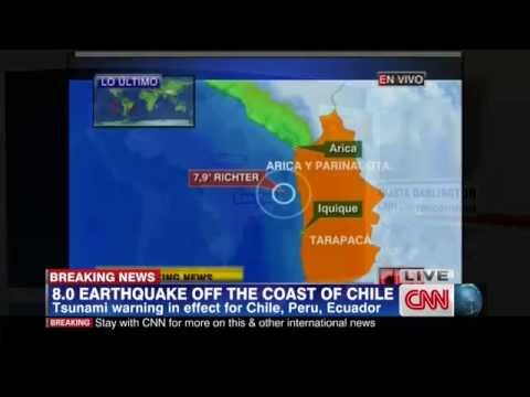 [CNN] Chile Earthquake 2014 | 8.2 Magnitude Earthquake Strikes Chile | Tsunami Warning