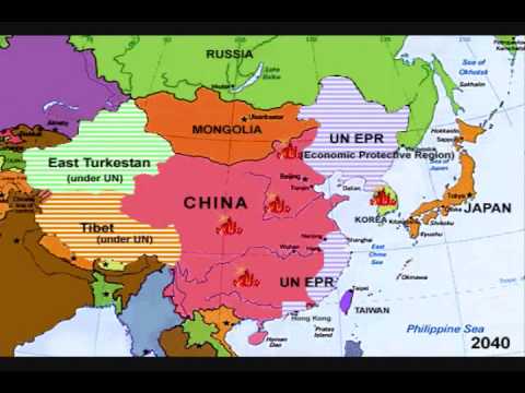 East Asia Map 2008-2040