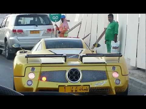 Pagani Zonda F in Muscat, Oman (50th video, 50 subscribers and 15,000 total views special)