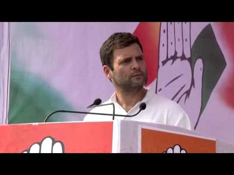 Rahul Gandhi Addressing a Public Rally at Balod, Chhattisgarh on April 09, 2014