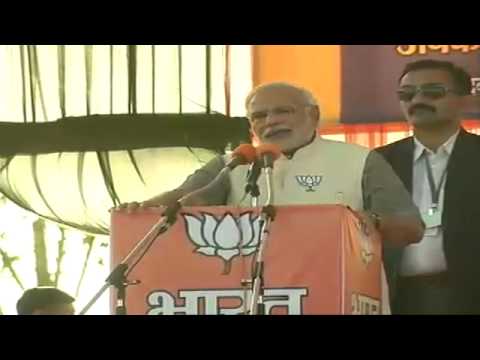 Shri Narendra Modi addressing a Massive Gathering in Gurgaon, Haryana