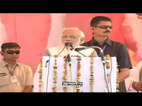 Shri Narendra Modi addressing a Public Meeting in Kurukshetra, Haryana