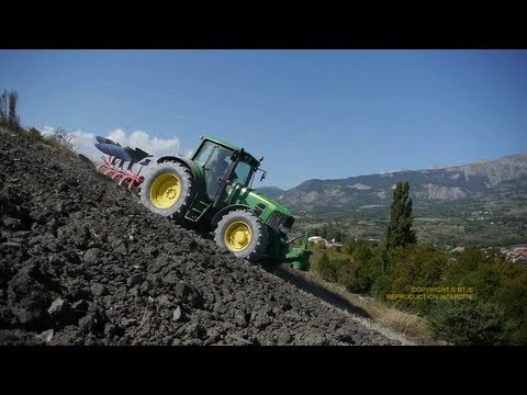 TRACTEUR JOHN DEERE 6630 Premium LABOUR D'UN MUR