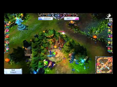 CJ Entus Frost vs SK Telecom T1 | Game 1 WCG 2013 Qualifiers Korea Quarter Finals | CJF vs SKTT1