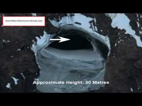 Alien Base (Spaceport) And Flying Saucer Found In Antarctic Ice - Google Earth 2013 (HD) Antarctica