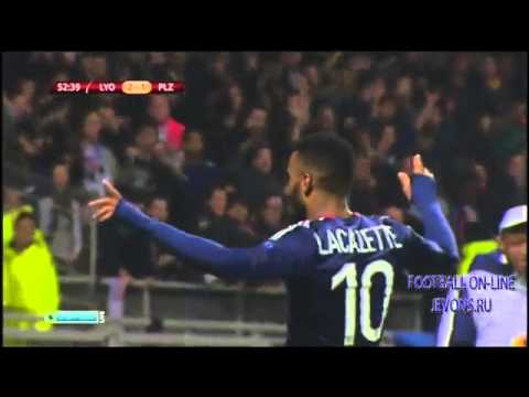 Lyon vs Viktoria Plzen 4-1 : Résumé complet du Match (13/03/2014)