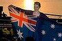 The sun goes down as people wait for the dawn service at Gallipoli, Turkey 24th of April 2014 The Age news picture by Joe Armao