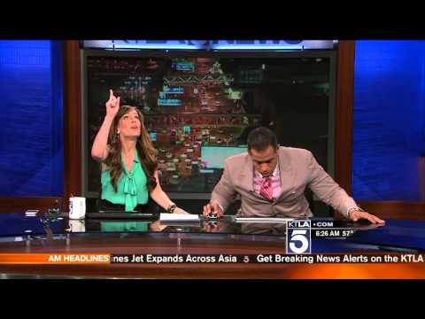 KTLA Anchors React to Earthquake!