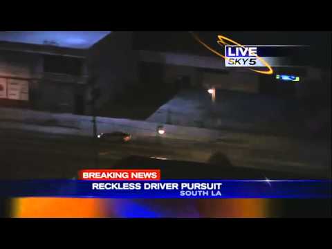 Pursuit of Silver Corvette Comes to Violent End in Downtown L.A.