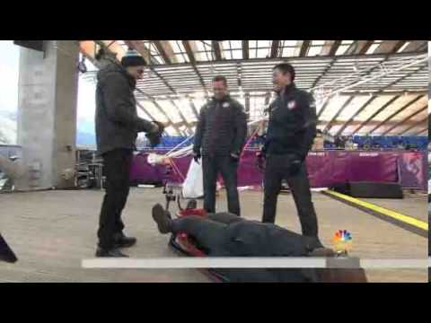 Al Roker And Matt Lauer Don Spandex For Double Luge