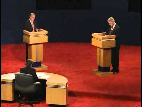 Election Debate with President Clinton and Robert Dole in Hartford, Connecticut (1996)