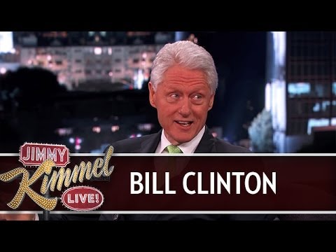 President Bill Clinton on Jimmy Kimmel Live PART 2