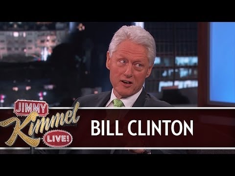 President Bill Clinton on Jimmy Kimmel Live PART 3