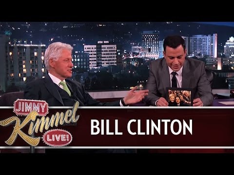 President Bill Clinton on Jimmy Kimmel Live PART 5