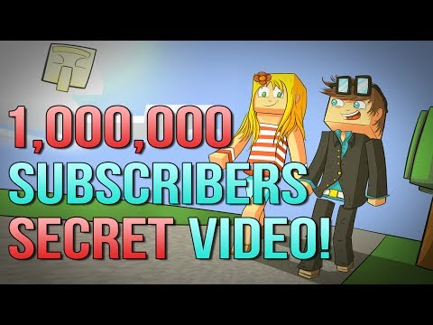 1,000,000 Subscribers SECRET Video - TheDiamondMinecart