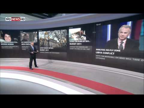 Sky News HD | Sky News for iPad Wall March 2011 - Sneak Peek