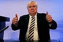 Clive Palmer addressed the National Press Club in Canberra on Wednesday 12 February 2014 Photo: Andrew Meares