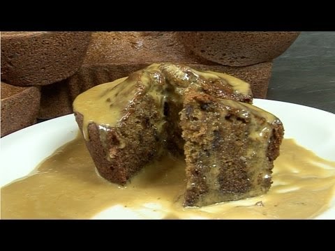 How to make Sticky Toffee Pudding with TV Chef Julien Picamil from Saveurs Dartmouth uk