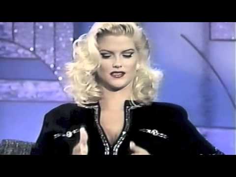 Anna Nicole Smith loves Brad Pitt Rare interview 1993