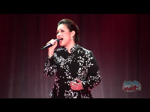 Lea Salonga (voice of Mulan) performs 