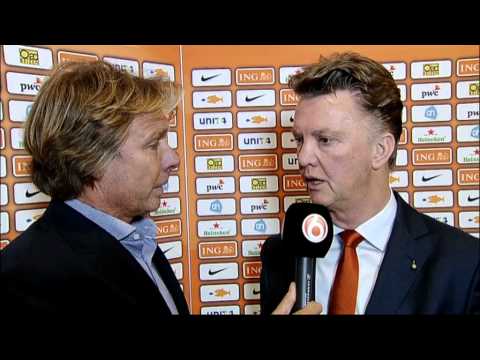 Interview Van Gaal na Roemenië - Nederland 16-10-2012